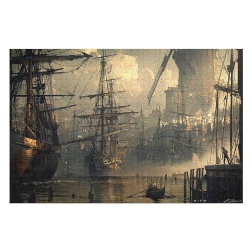 2000 Teile Puzzle - Castle Scenery Puzzles Für Einzigartige Formen Erwachsene Und Kinder21 70x100cm Vhj121 von GDFWB