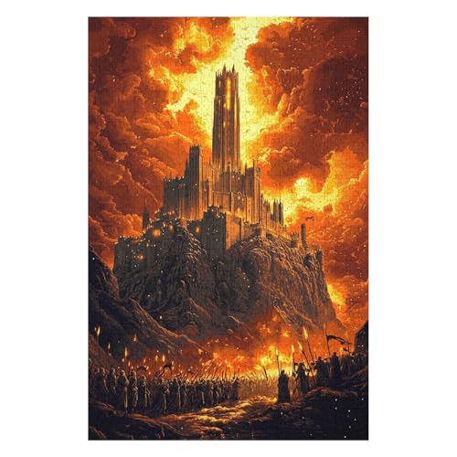 2000 Teile Puzzle - Lord of The Rings Puzzles Für Einzigartige Formen Erwachsene Und Kinder21Z320c70x100cm von GDFWB