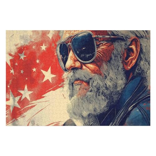 2000 Teile Puzzle - Motorcycle Gang Puzzles Für Einzigartige Formen Erwachsene Und Kinder21 70x100cmMbT232 von GDFWB