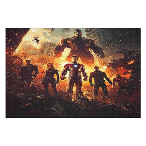 2000 Teile Puzzle - Revenge Team Puzzles Für Erwachsene Und Kinder, Einzigartige Formen, Erwachsene Und Kinder 2000 PCS 70 * 100cm von GDFWB