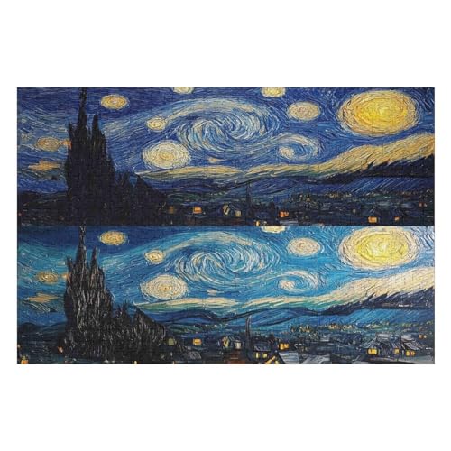 2000-teiliges Kunstpuzzle Für Erwachsene Mit Schwieriger Herausforderung Starry Night Puzzle 2000 PCS 2000-teiliges Kunstpuzzle Für Erwachsene Mit Schwieriger Herausforderung Starry Night Puzzle 2000 PCS von GDFWB
