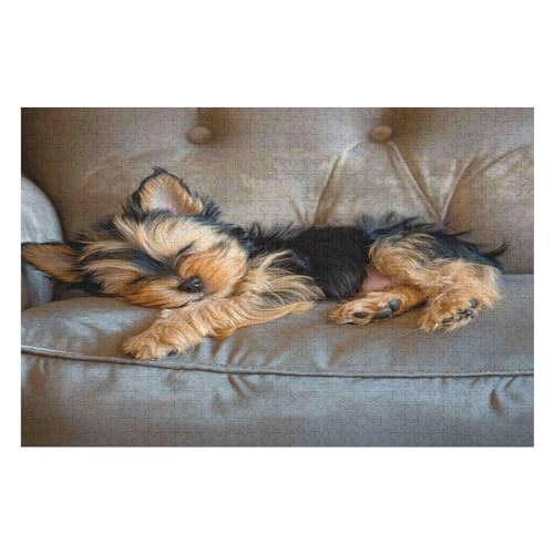 2000-teiliges Puzzle Für Erwachsene, Anspruchsvolles Spiel, Puzzle Mit Buchstaben Auf Der Rückseite Yorkshire Terrier 2000 PCS 70 * 100cm 2000-teiliges Puzzle Für Erwachsene, Anspruchsvolles Spiel, Puzzle Mit Buchstaben Auf Der Rückseite Yorkshire Terrier 2000 PCS 70 * 100cm von GDFWB