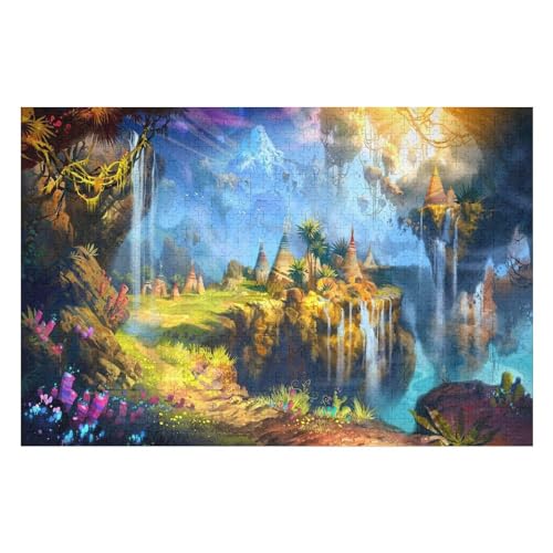 2000-teiliges Puzzle Für Erwachsene, Castle Scenery Anspruchsvolle Rätsel, Kombinierbar, Perfektes Spielzeug, Geschenke10 70x100cm Vhj309 von GDFWB