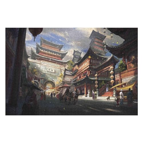 2000-teiliges Puzzle Für Erwachsene, Castle Scenery Anspruchsvolle Rätsel, Kombinierbar, Perfektes Spielzeug, Geschenke10 70x100cm Vhj375 von GDFWB