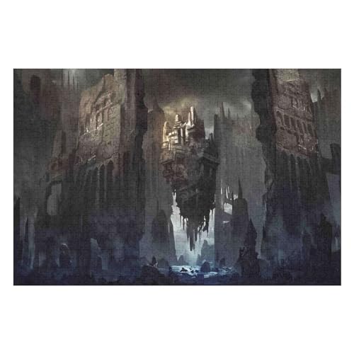 2000-teiliges Puzzle Für Erwachsene, Castle Scenery Anspruchsvolle Rätsel, Kombinierbar, Perfektes Spielzeug, Geschenke10 70x100cm Vhj420 von GDFWB