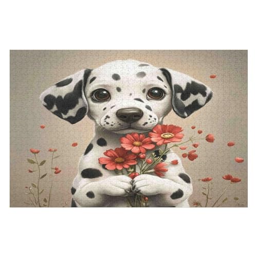 2000-teiliges Puzzle Für Erwachsene, Dalmatian Anspruchsvolle Rätsel, Kombinierbar, Perfektes Spielzeug, Geschenke 2000 PCS 70 * 100cm von GDFWB