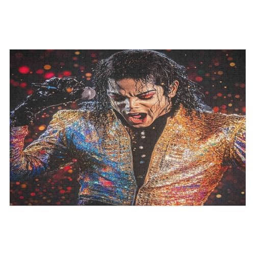 2000-teiliges Puzzle Für Erwachsene, M J Rock Singer Anspruchsvolle Rätsel, Kombinierbar, Perfektes Spielzeug, Geschenke 2000 PCS 2000-teiliges Puzzle Für Erwachsene, M J Rock Singer Anspruchsvolle Rätsel, Kombinierbar, Perfektes Spielzeug, Geschenke 2000 PCS von GDFWB