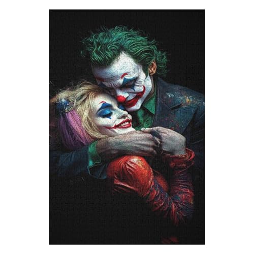 2000-teiliges Puzzle Für Erwachsene, Pieces Villain Smoking Joker Anspruchsvolle Rätsel, Kombinierbar, Perfektes Spielzeug, Geschenke10Z244c70x100cm von GDFWB