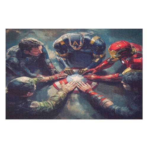 2000-teiliges Puzzle Für Erwachsene, Revenge Team Anspruchsvolle Rätsel, Kombinierbar, Perfektes Spielzeug, Geschenke 2000 PCS 70 * 100cm von GDFWB