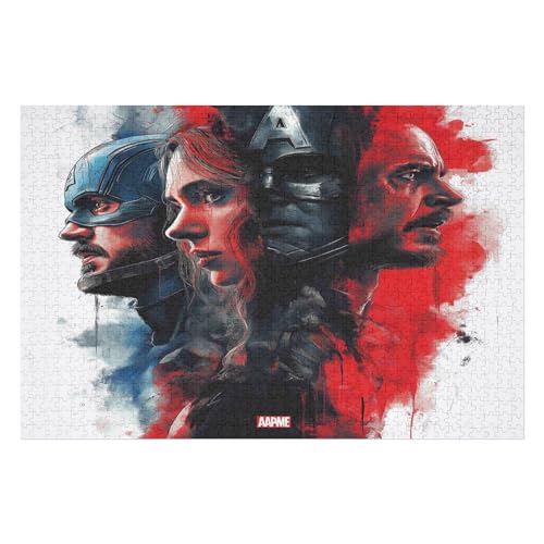 2000-teiliges Puzzle Für Erwachsene, Revenge Team Anspruchsvolle Rätsel, Kombinierbar, Perfektes Spielzeug, Geschenke 2000 PCS 70 * 100cm von GDFWB