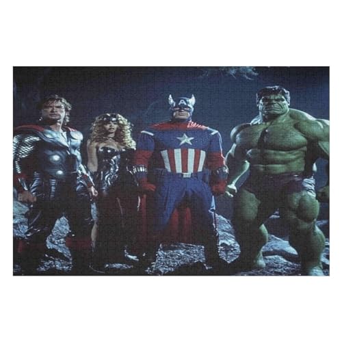 2000-teiliges Puzzle Für Erwachsene, Revenge Team Anspruchsvolle Rätsel, Kombinierbar, Perfektes Spielzeug, Geschenke 2000 PCS 70 * 100cm von GDFWB