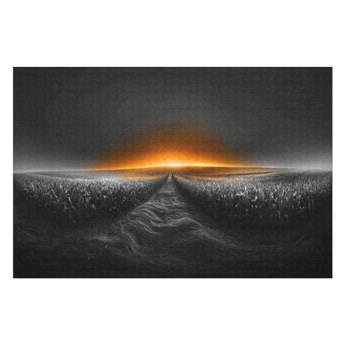 2000-teiliges Puzzle Für Erwachsene, Strange Landscape Anspruchsvolle Rätsel, Kombinierbar, Perfektes Spielzeug, Geschenke 2000 PCS 70 * 100cm von GDFWB