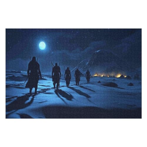 2000-teiliges Puzzle Für Erwachsene, Tribal Hunter Die Lebendigen Details Sind Herausfordernd Und Jedes Teil, Perfekt Für Puzzle-Liebhaber Macht 2000 PCS-70 * 100cm 2000-teiliges Puzzle Für Erwachsene, Tribal Hunter Die Lebendigen Details Sind Herausfordernd Und Jedes Teil, Perfekt Für Puzzle-Liebhaber Macht 2000 PCS-70 * 100cm von GDFWB
