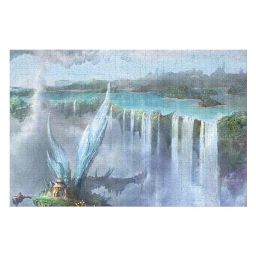 2000-teiliges Puzzle Für Erwachsene Anspruchsvolles Spiel Puzzle Mit Buchstaben Auf Der Rückseite Castle Scenery17 70x100cm Vhj312 von GDFWB