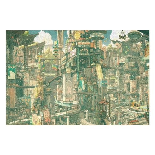 2000-teiliges Puzzle Für Erwachsene Anspruchsvolles Spiel Puzzle Mit Buchstaben Auf Der Rückseite Castle Scenery17 70x100cm Vhj446 von GDFWB