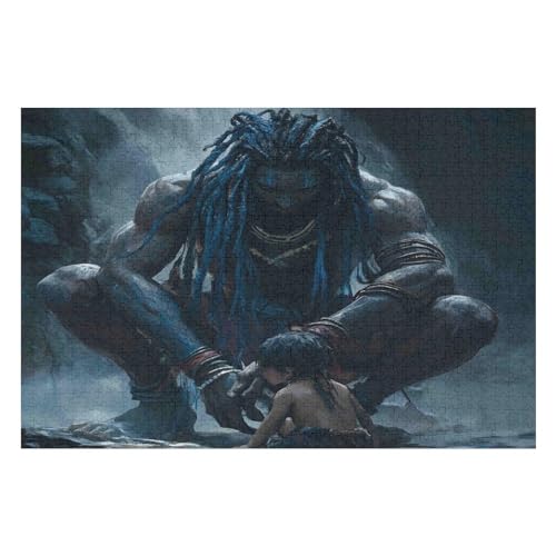 2000-teiliges Puzzle Für Erwachsene Anspruchsvolles Spiel Puzzle Mit Buchstaben Auf Der Rückseite Movie Characters17 70x100cmMbT025 von GDFWB