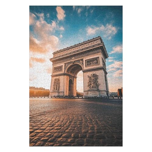 Arc De Triomphe 1000 Teile Puzzle für Erwachsene Kinderpuzzle Lernspiel Spielzeug Lernspielzeug-50x70cm Arc De Triomphe 1000 Teile Puzzle für Erwachsene Kinderpuzzle Lernspiel Spielzeug Lernspielzeug-50x70cm von GDFWB