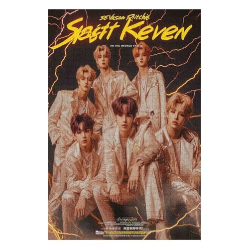 BTS Group 2000-teiliges Puzzle Für Erwachsene Recycelbare Materialien Geeignet Für Familien- Und Teambuilding-Spiele Geschenke Für Freunde Und Familie34Z472c70x100cm von GDFWB
