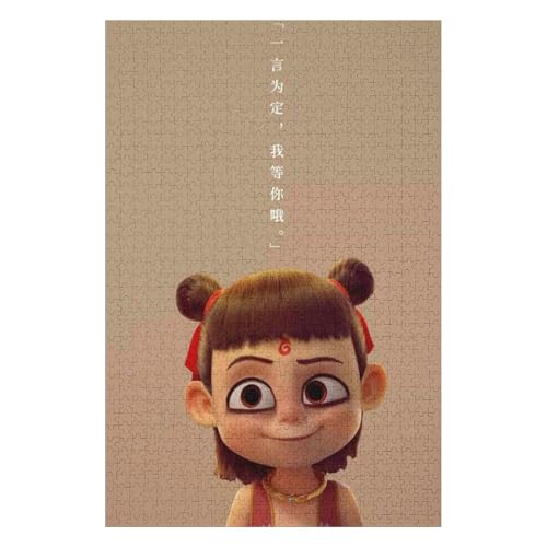 Cartoon Characters Kunststil Puzzle Umweltfreundlich 1000 Teile Satinierte Oberfläche Lustige Herausforderung Für Erwachsene Und Familien30Z029c26x38cm von GDFWB