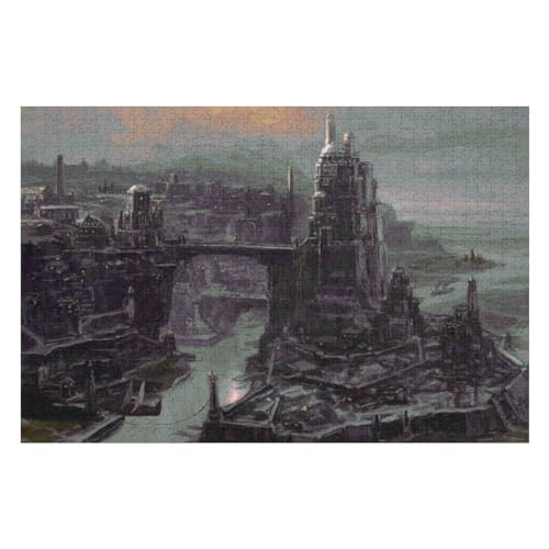 Castle Scenery 1000-teiliges Puzzle Für Erwachsene Anspruchsvolles Perfekt Für Spieleabende Perfektes27 26x38cm Vhj463 von GDFWB