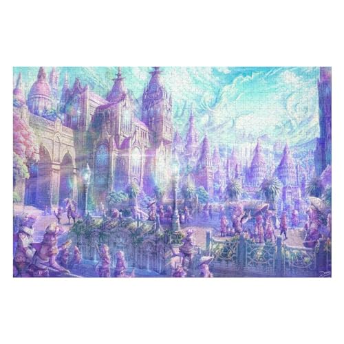 Castle Scenery 2000-teiliges Hochwertiges Puzzle Für Erwachsene Intensive Farben Und HD-Druck EIN Spielzeug Für Puzzles Liebhaber32 70x100cm Vhj298 von GDFWB