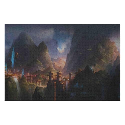 Castle Scenery 2000-teiliges Puzzle Für Erwachsene Recycelbare Materialien Geeignet Für Familien- Und Teambuilding-Spiele Geschenke Für Freunde Und Familie34 70x100cm Vhj192 von GDFWB
