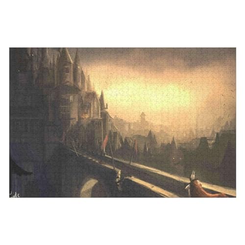 Castle Scenery 2000-teiliges Puzzle Für Erwachsene Recycelbare Materialien Geeignet Für Familien- Und Teambuilding-Spiele Geschenke Für Freunde Und Familie34 70x100cm Vhj268 von GDFWB