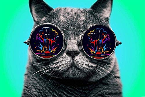 Cats Weaglasses Paper Jigsaw Puzzle Amusing Adult 1000 Pieces Puzzles Toys Grownups Home Decor Collectiable 38x52cm Gi072 Cats Weaglasses Paper Jigsaw Puzzle Amusing Adult 1000 Pieces Puzzles Toys Grownups Home Decor Collectiable 38x52cm Gi072 von GDFWB