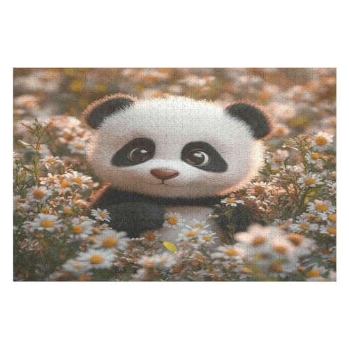 Cute Animals Poster – Fortgeschrittenes 1000-teiliges Puzzle Für Erwachsene 1000 PCS-50 * 75cm von GDFWB