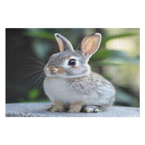 Cute Rabbit Puzzle Für Erwachsene, 1000-teiliges Puzzle, Lernübung, Geduldsspiel – Kreativität Und Kunst 1000 PCS Cute Rabbit Puzzle Für Erwachsene, 1000-teiliges Puzzle, Lernübung, Geduldsspiel – Kreativität Und Kunst 1000 PCS von GDFWB