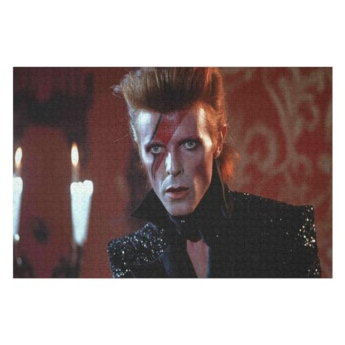 David Bowie Rock Singer Kunststil-Puzzle, Umweltfreundlich, 1000 Teile, Satinierte Oberfläche, Lustige Puzzle-Herausforderung Für Erwachsene Und Familien 1000 PCS David Bowie Rock Singer Kunststil-Puzzle, Umweltfreundlich, 1000 Teile, Satinierte Oberfläche, Lustige Puzzle-Herausforderung Für Erwachsene Und Familien 1000 PCS von GDFWB