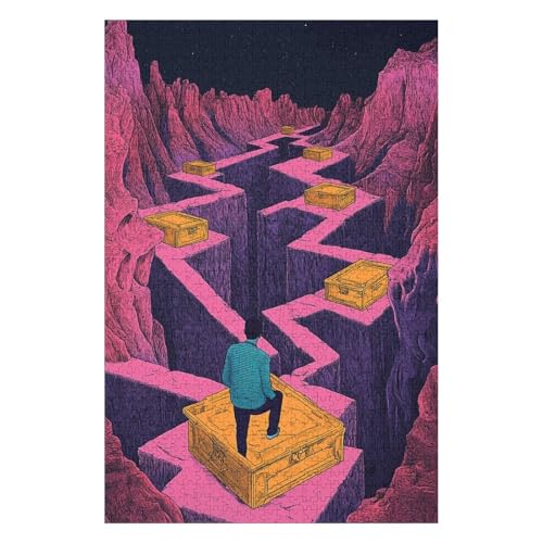 Death Maze Puzzle für Erwachsene 1000 Teile Puzzles für Kinder Lernspielzeug Denkspiel Geschenk Teenager DIY Home Entertainment Spiel-50x70cm Death Maze Puzzle für Erwachsene 1000 Teile Puzzles für Kinder Lernspielzeug Denkspiel Geschenk Teenager DIY Home Entertainment Spiel-50x70cm von GDFWB