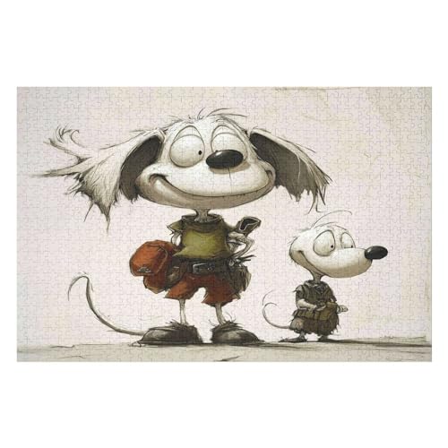 Erwachsenenpuzzle, 1000 Teile, Dalmatian Kunsträtsel, Gemälde, Anspruchsvolle Rätsel 1000 PCS 50 * 70cm Erwachsenenpuzzle, 1000 Teile, Dalmatian Kunsträtsel, Gemälde, Anspruchsvolle Rätsel 1000 PCS 50 * 70cm von GDFWB