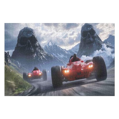 Erwachsenenpuzzle, 1000 Teile, Racing Kunsträtsel, Gemälde, Anspruchsvolle Rätsel 1000 PCS-50 * 75cm Erwachsenenpuzzle, 1000 Teile, Racing Kunsträtsel, Gemälde, Anspruchsvolle Rätsel 1000 PCS-50 * 75cm von GDFWB