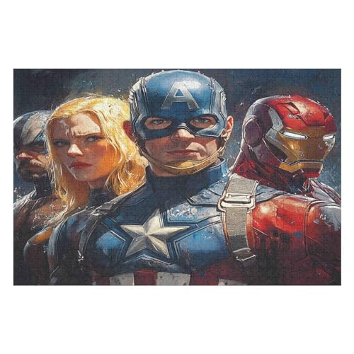 Erwachsenenpuzzle, 1000 Teile, Revenge Team Kunsträtsel, Gemälde, Anspruchsvolle Rätsel 1000 PCS 50 * 70cm Erwachsenenpuzzle, 1000 Teile, Revenge Team Kunsträtsel, Gemälde, Anspruchsvolle Rätsel 1000 PCS 50 * 70cm von GDFWB