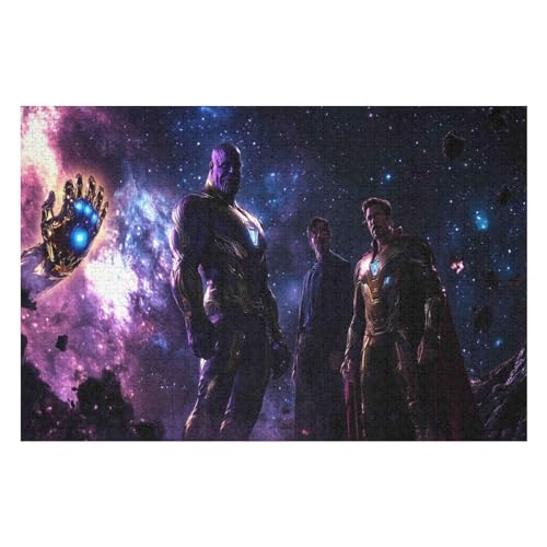Erwachsenenpuzzle, 1000 Teile, Revenge Team Kunsträtsel, Gemälde, Anspruchsvolle Rätsel 1000 PCS 50 * 70cm von GDFWB