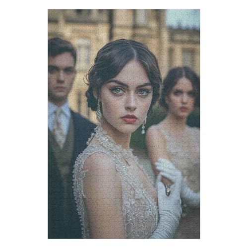 Erwachsenenpuzzle 2000 Teile Downton Abbey Kunsträtsel Gemälde Anspruchsvolle Rätsel13Z421c70x100cm von GDFWB