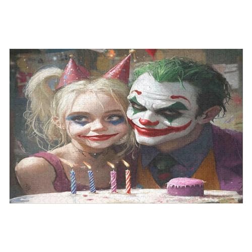 Erwachsenenpuzzle 2000 Teile Joker Movie Kunsträtsel Gemälde Anspruchsvolle Rätsel13 70x100cmMbT489 von GDFWB
