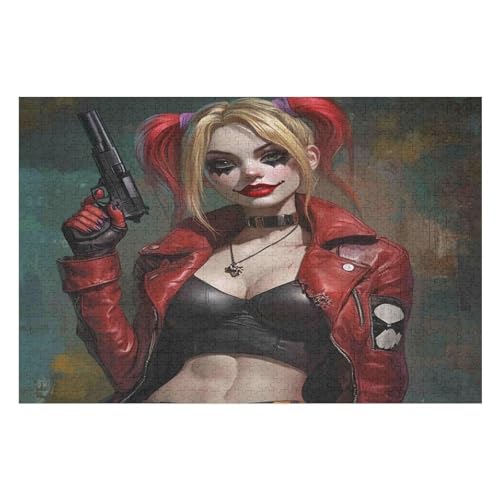 Erwachsenenpuzzle 2000 Teile Joker Movie Kunsträtsel Gemälde Anspruchsvolle Rätsel13 70x100cmMbT490 von GDFWB