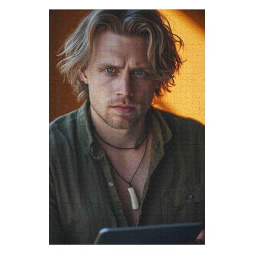 Farbpuzzles Für Erwachsene Ab 1000 Teilen Actor Tom Felton Als Einzigartige Geschenke Für Die Inneneinrichtung26Z499c26x38cm von GDFWB