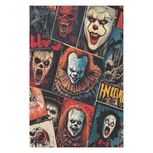 Farbpuzzles Für Erwachsene Ab 1000 Teilen Horror Movies Icons Als Einzigartige Geschenke Für Die Inneneinrichtung26Z386c38x52cm von GDFWB
