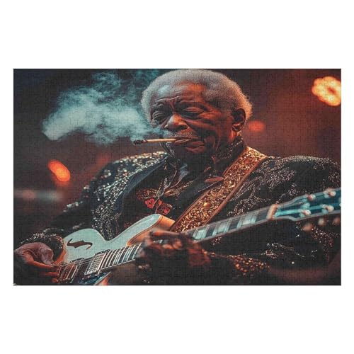 Farbpuzzles Für Erwachsene Ab 2000 Teilen, Rock Singer Puzzles Als Einzigartige Geschenke Für Die Inneneinrichtung 2000 PCS von GDFWB