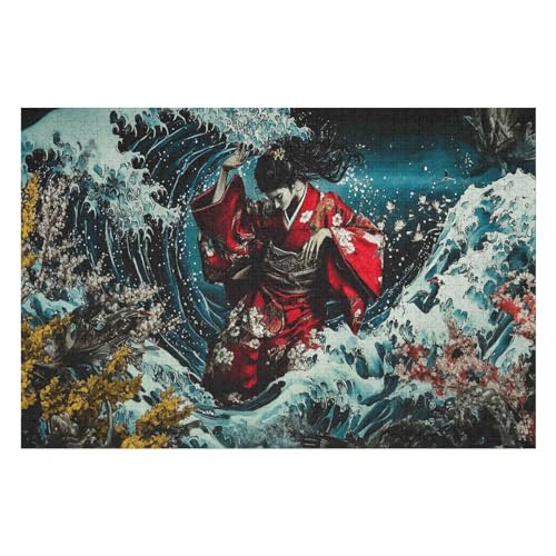 Farbpuzzles Für Erwachsene Ab 2000 Teilen, Surfing Puzzles Als Einzigartige Geschenke Für Die Inneneinrichtung 2000 PCS von GDFWB