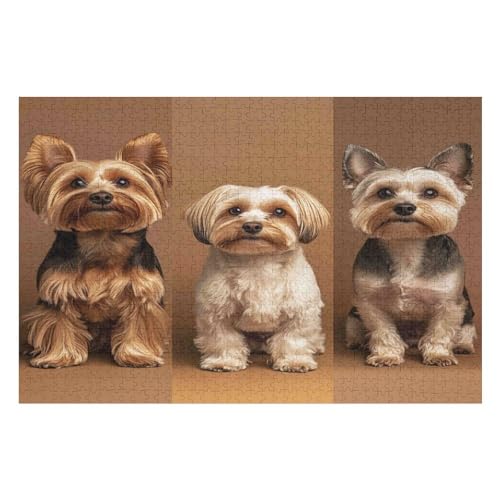 Farbpuzzles Für Erwachsene Ab 2000 Teilen, Yorkshire Terrier Puzzles Als Einzigartige Geschenke Für Die Inneneinrichtung 2000 PCS 70 * 100cm Farbpuzzles Für Erwachsene Ab 2000 Teilen, Yorkshire Terrier Puzzles Als Einzigartige Geschenke Für Die Inneneinrichtung 2000 PCS 70 * 100cm von GDFWB