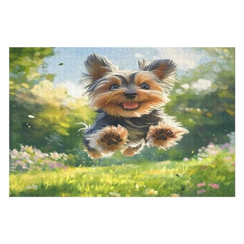 Farbpuzzles Für Erwachsene Ab 2000 Teilen, Yorkshire Terrier Puzzles Als Einzigartige Geschenke Für Die Inneneinrichtung 2000 PCS 70 * 100cm Farbpuzzles Für Erwachsene Ab 2000 Teilen, Yorkshire Terrier Puzzles Als Einzigartige Geschenke Für Die Inneneinrichtung 2000 PCS 70 * 100cm von GDFWB
