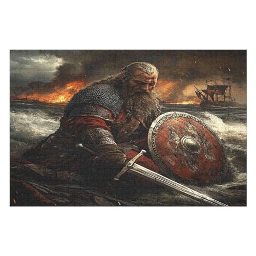 Hunter Kunststil-Puzzle, Umweltfreundlich, 1000 Teile, Satinierte Oberfläche, Lustige Puzzle-Herausforderung Für Erwachsene Und Familien 1000 PCS 50 * 70cm von GDFWB