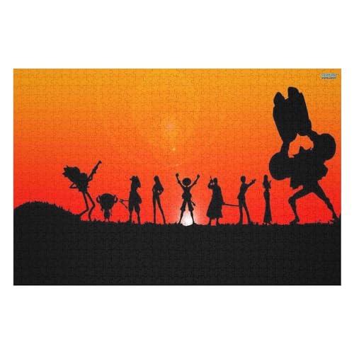 Japanese Anime King of Thieves 1000-teiliges Puzzle Für Erwachsene, Umweltfreundlich, Schwierig, Fordert Geduld Und Intelligenz Heraus Und Durchbricht Sich Selbst 1000 PCS—38 * 26cm von GDFWB