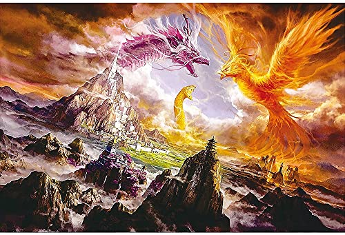 Jigsaw Puzzle Game, Uncompressed Doll, Adult and Children?S Dragon Puzzle Game 26x38cm Gi365 von GDFWB