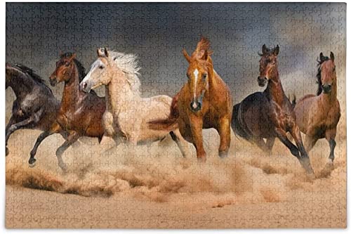 Jigsaw Puzzle Game Decompression Dolls for Adults and Children Horse Jigsaw Puzzle Game 2000Pieces70x100cm Gi376 von GDFWB