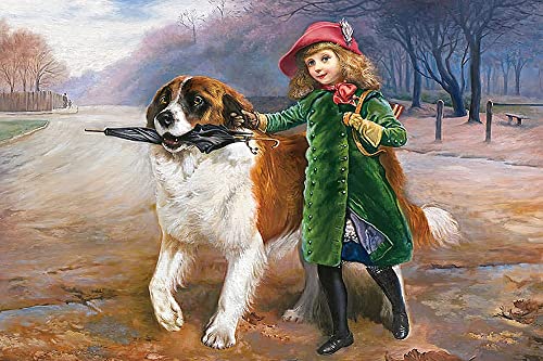 Jigsaw Puzzle Game Decompression Dolls for Adults and Children Puppy Puzzle Game 38x52cm Gi127 von GDFWB